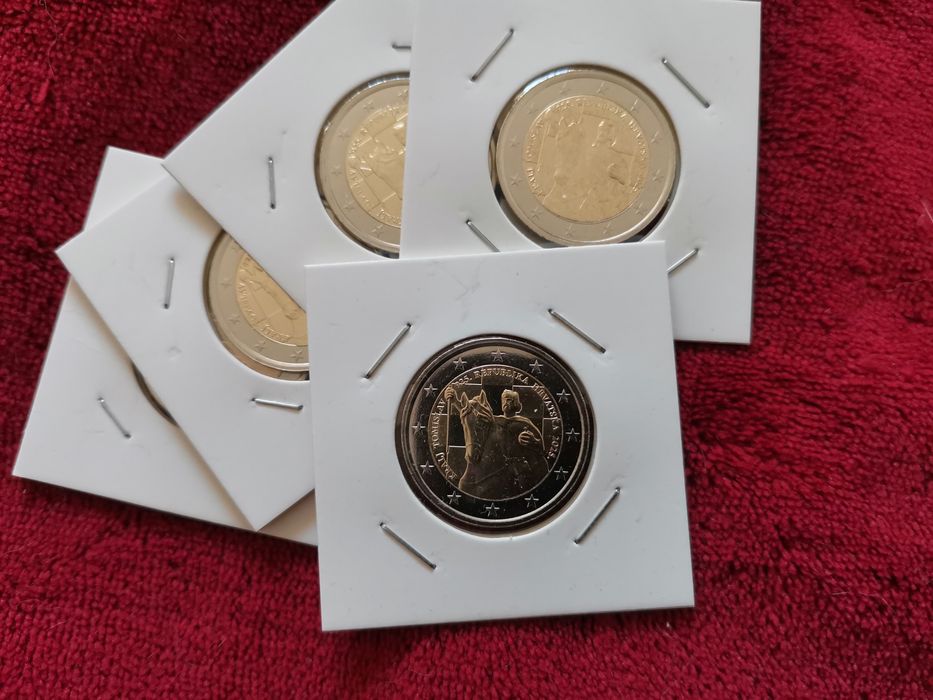 Moeda UNC comemorativa de 2€ - Croácia 2025