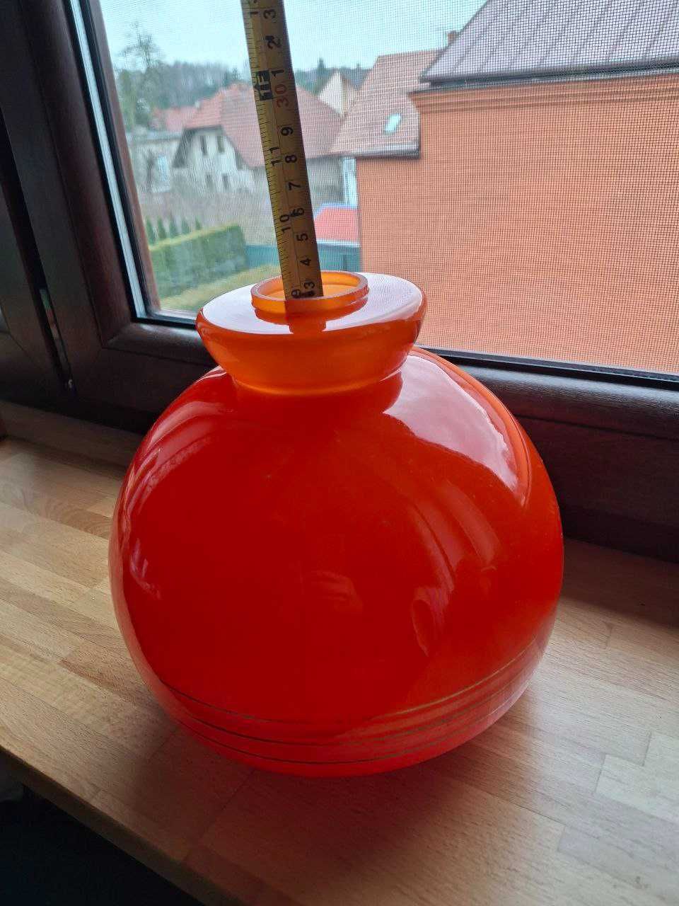 klosz pomarańczowy 2 szt. za czasów PRL