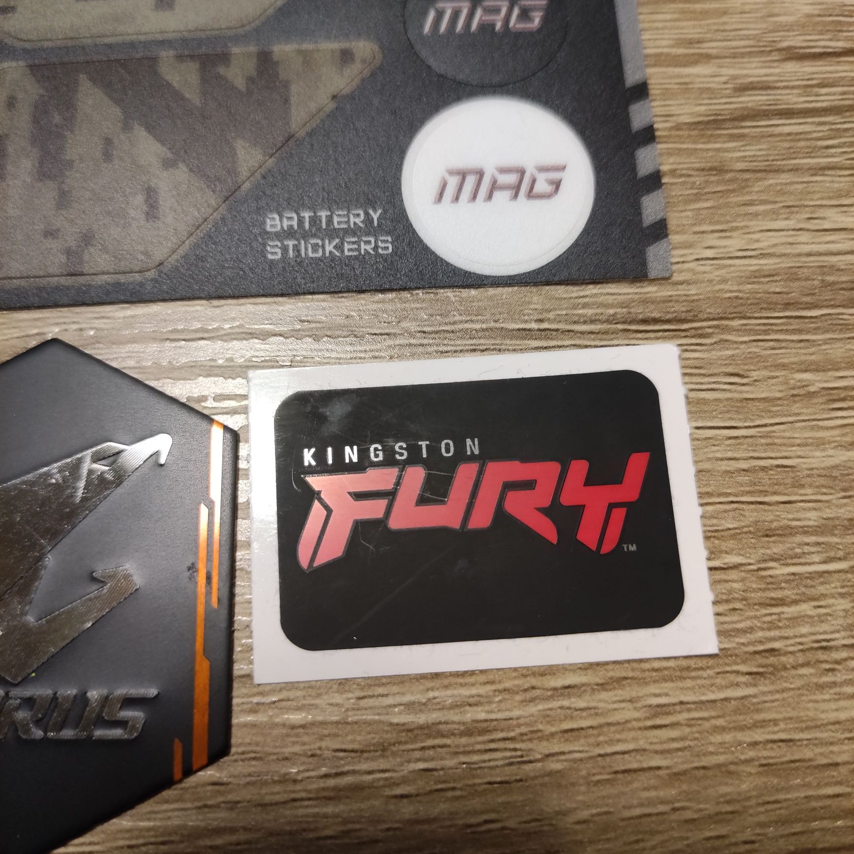 Zestaw naklejek MSI i Aorus