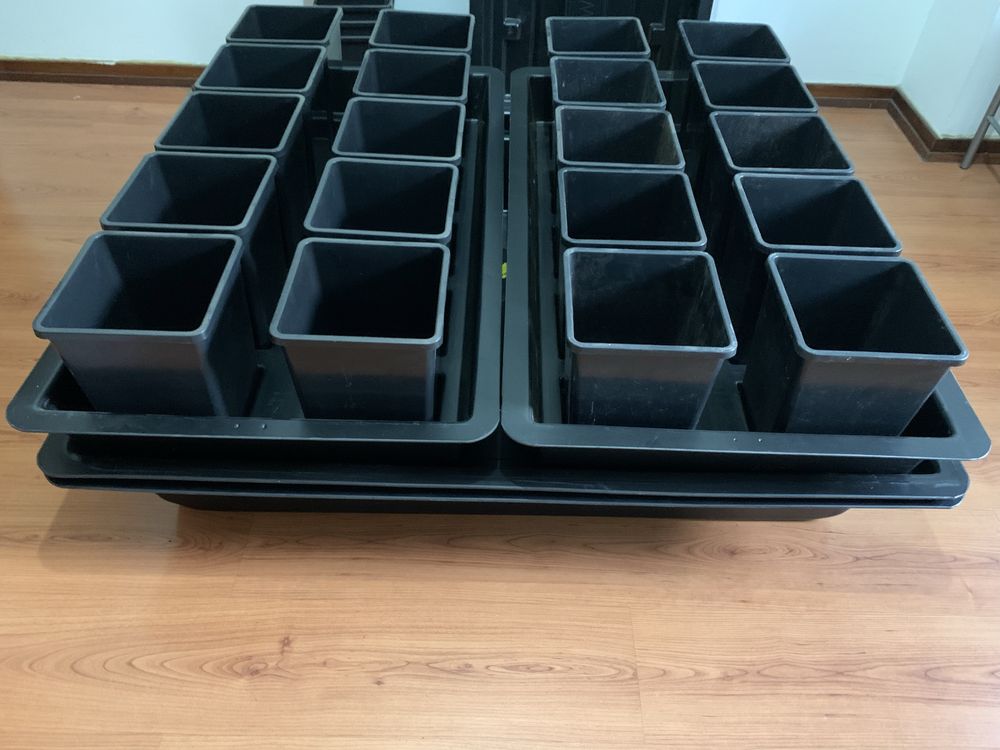 Cultivo hidrôponico - 2x Atami Wilma xxl 20 vasos