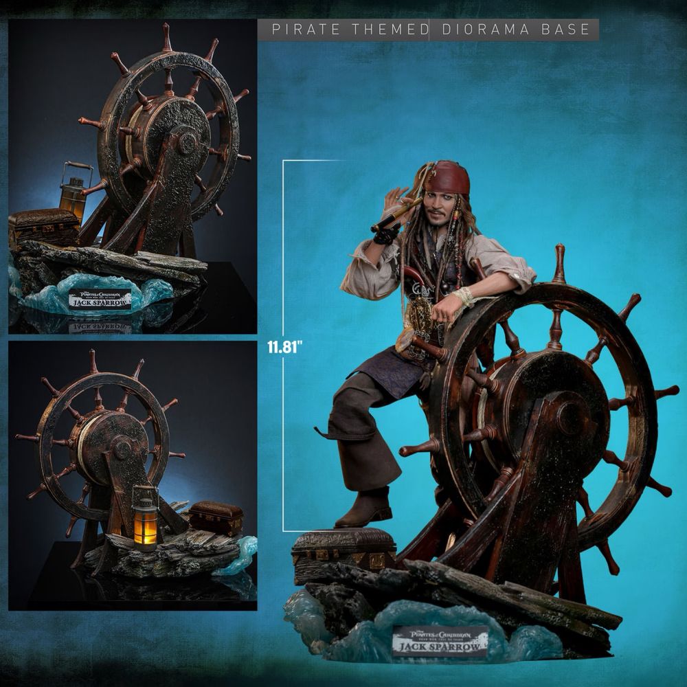 Hot toys DX 38 Jack Sparrow (Deluxe Version)
