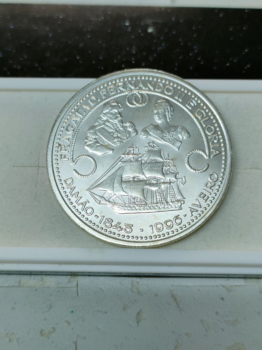 Moeda 1000 escudos 1996 - Fragata D. Fernando II