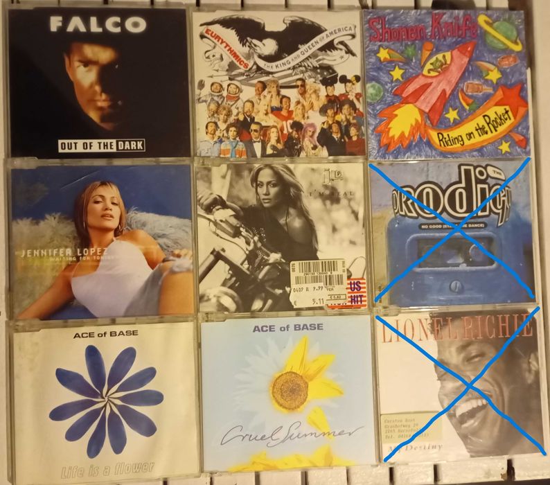 71 CD Singles de Hard Rock, Alternative Rock/Metal e Pop/Rock