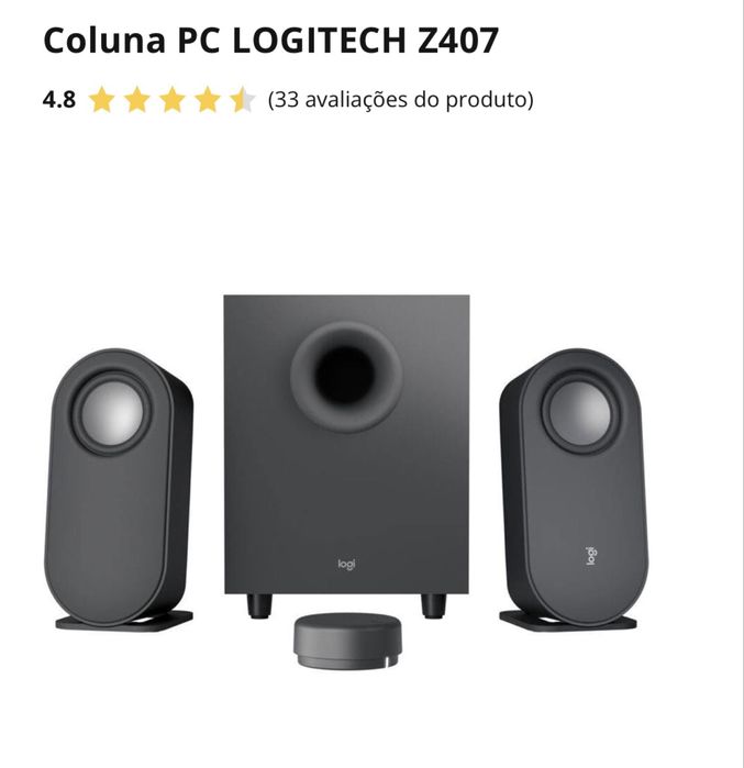 Logitech Z407 Colunas
