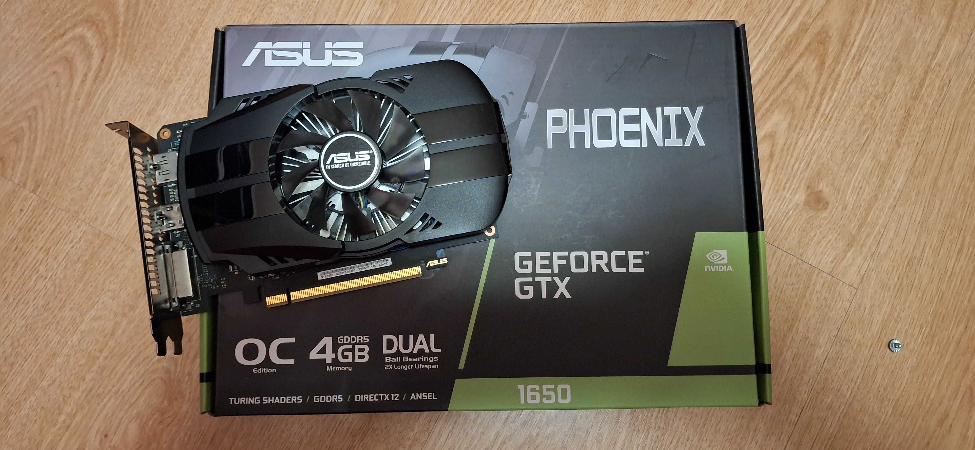 Asus NVIDIA GTX 1650 Phoenix Fan OC Edition 4GB GDDR5