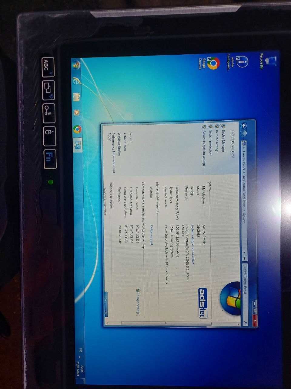 HMI-Touchscreen ADS-TEC OPC8015 [402-BX]  ( PC industrial)