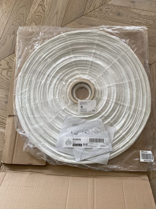 Ikea risbyn lampa klosz lampy w ksztalcie cebuli