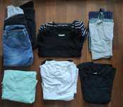 Zestaw ubrań ciążowych i do karmienia r. S/M H&M, Anna Field Mama