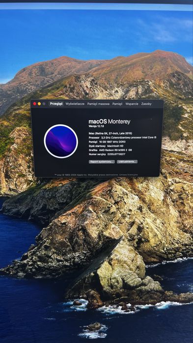 Komputer I mac retina 5k 27cali