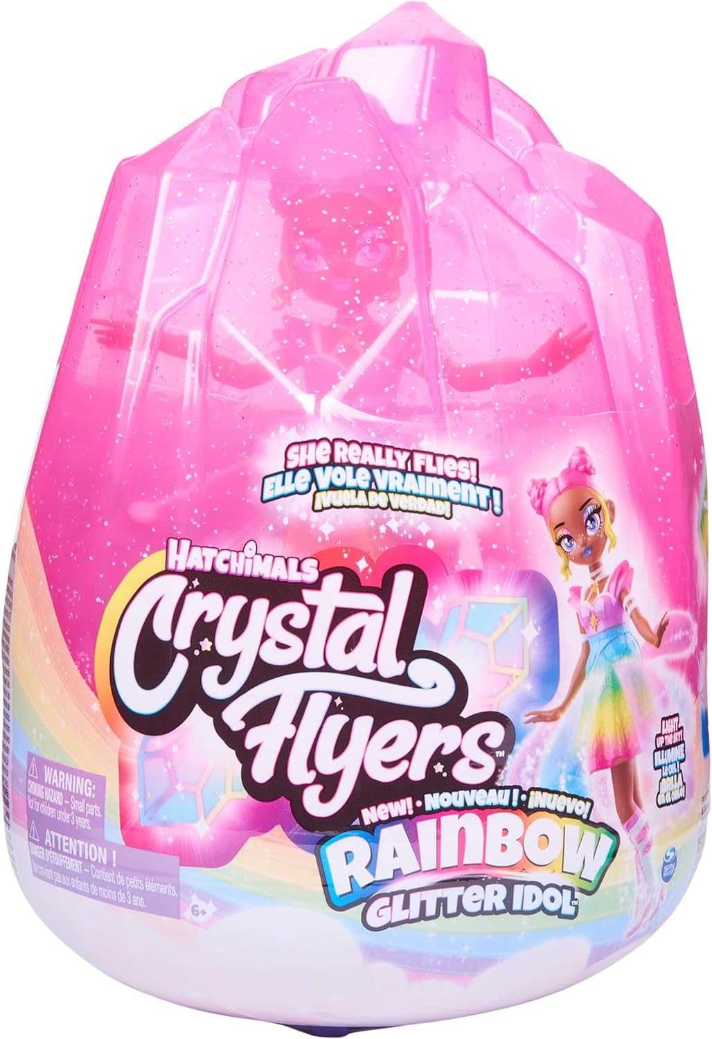 HATCHIMALS Crystal Flyers Літаюча фея Піксі Райдужна