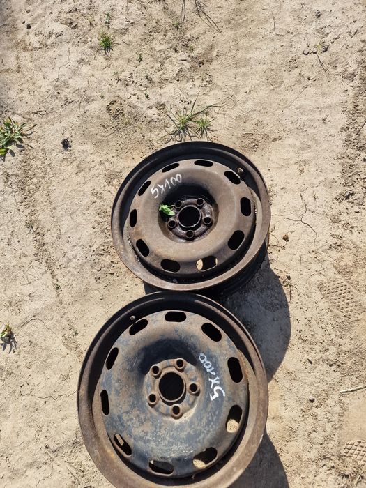Koła felgi r 15 2 sztuki volkswagen Golf IV 5x100