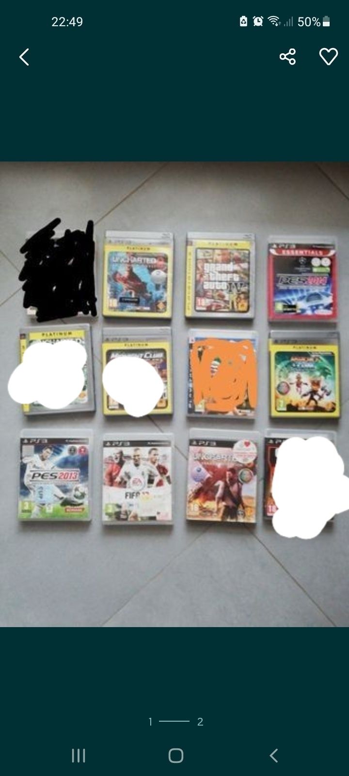 Vários Jogos ps3 usados