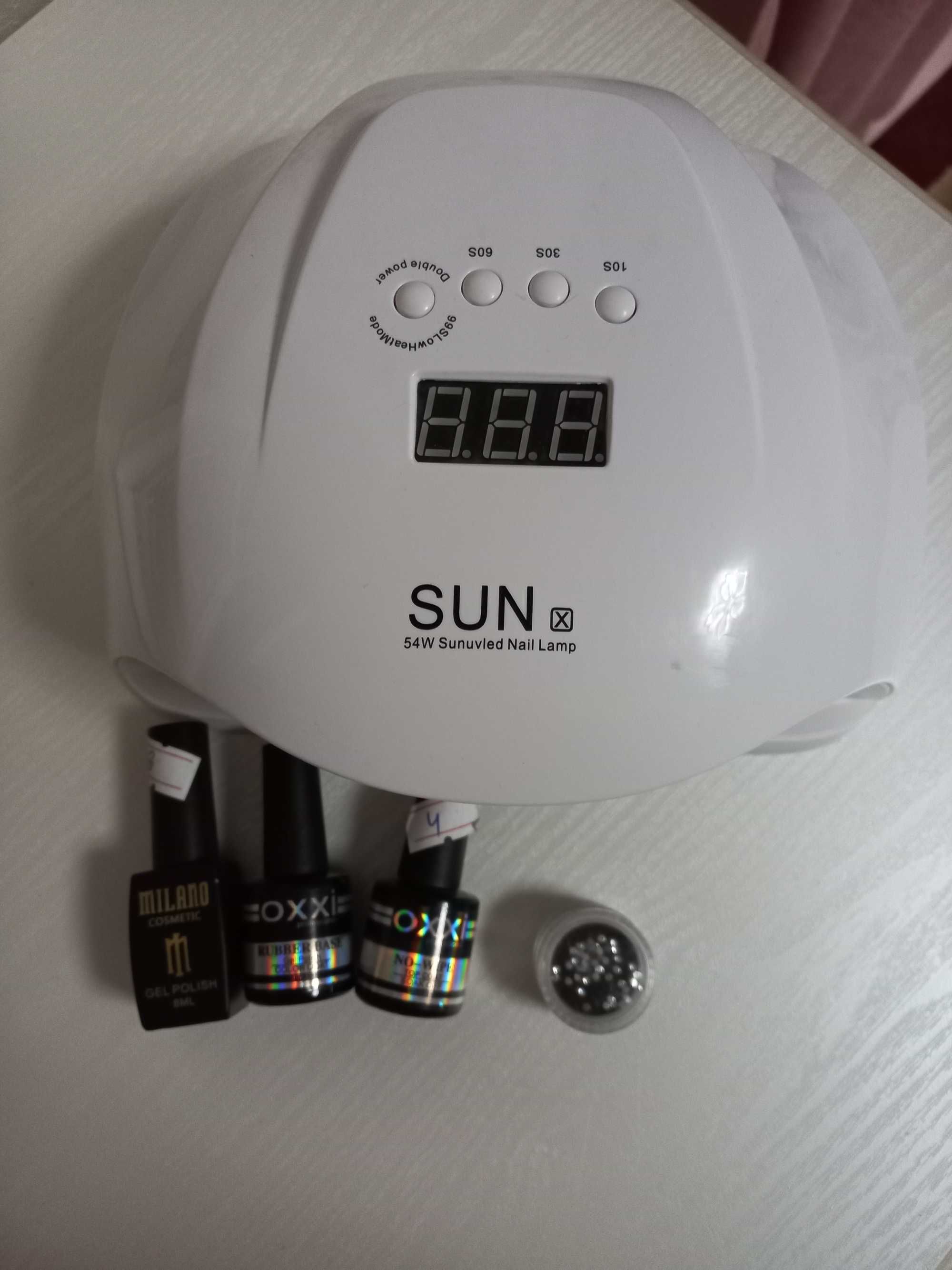 LED+UV Лампа настільна для манікюру SUN X, 54 Вт.