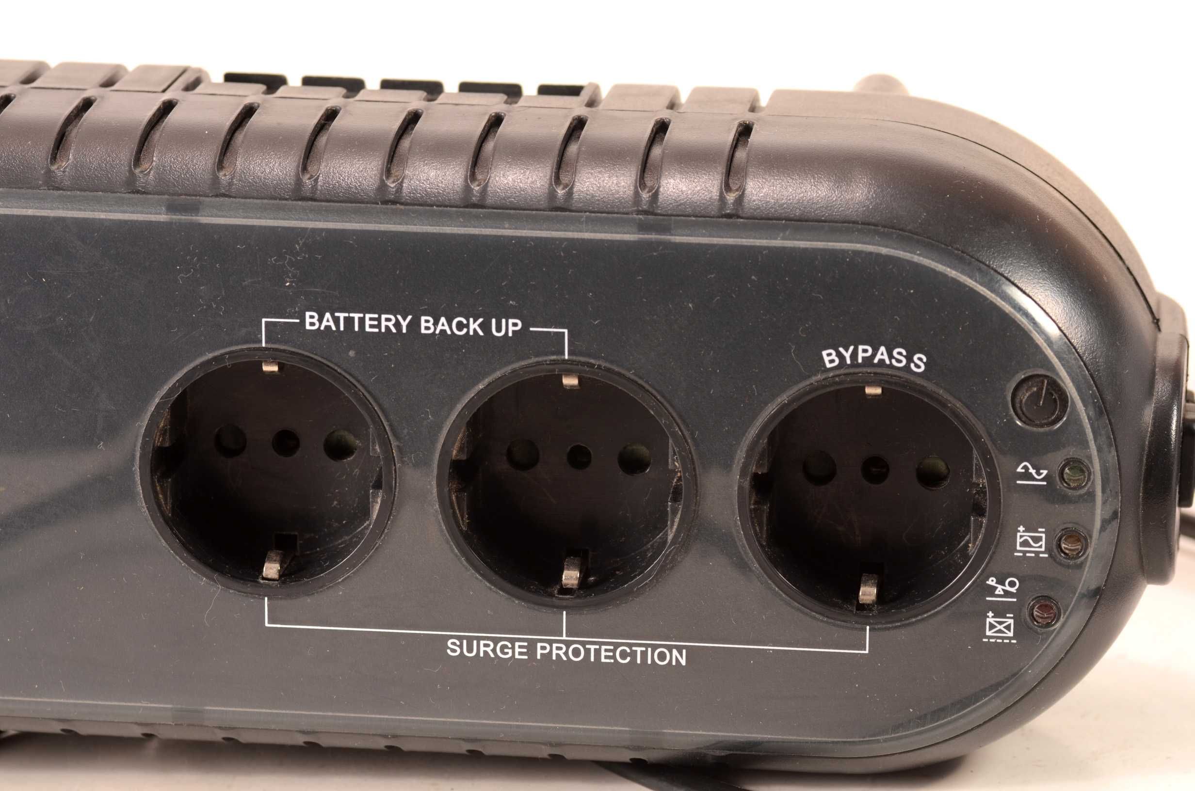 Бесперебойник Powercom PCM 500VA 3 розетки, без аккумулятора, рабочий