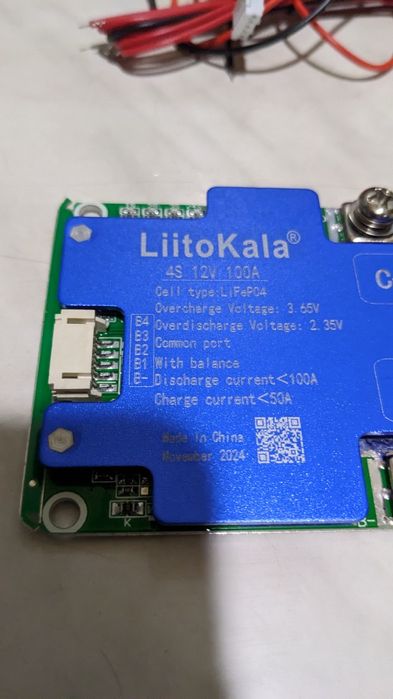 Bms Litokala 4s 12v 100a