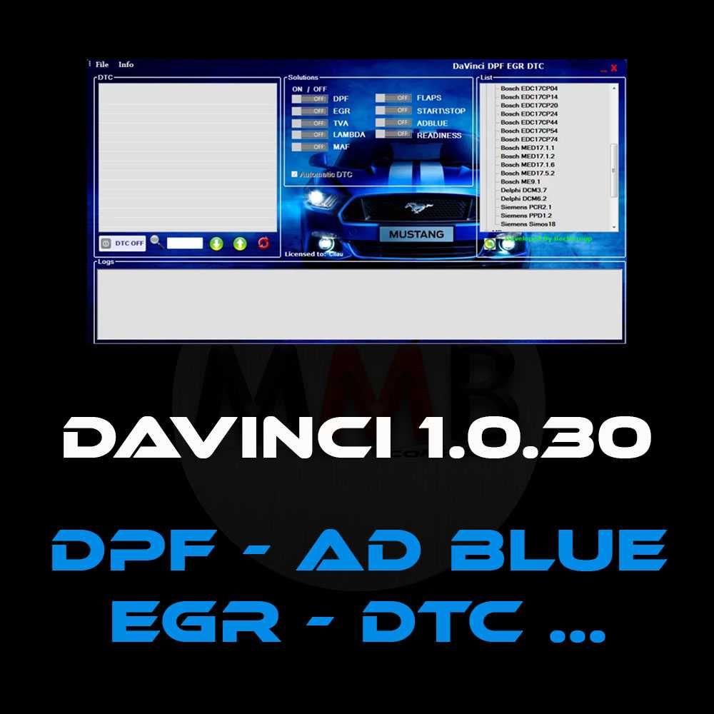 Davinci 1.0.30 Software