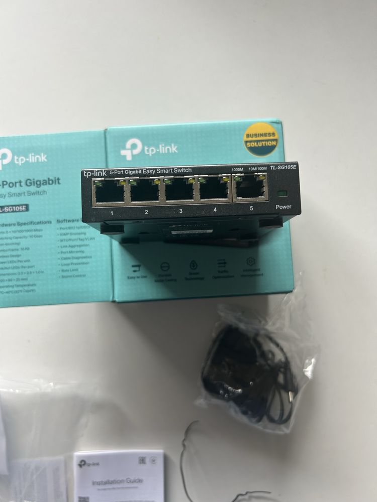 TP Link SG105E switch VLAN Suporte