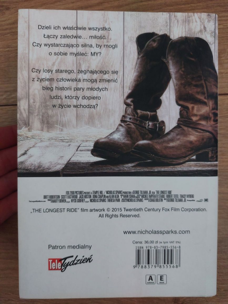 Najdłuższa podróż, Nicholas Sparks