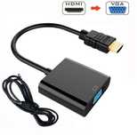 Conversor Adaptador HDMI para VGA com áudio