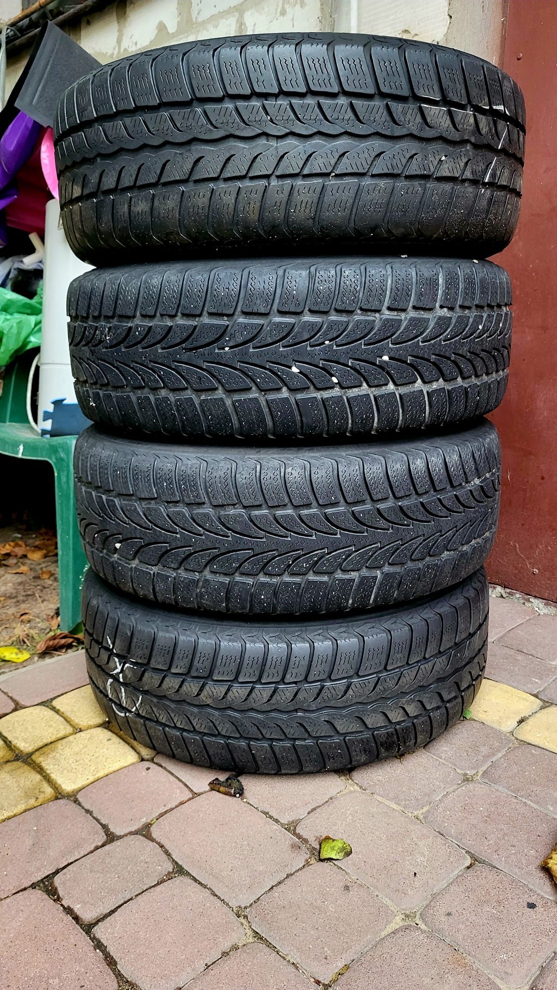 Koła zimowe saab 93/95, 205/55R16, komplet