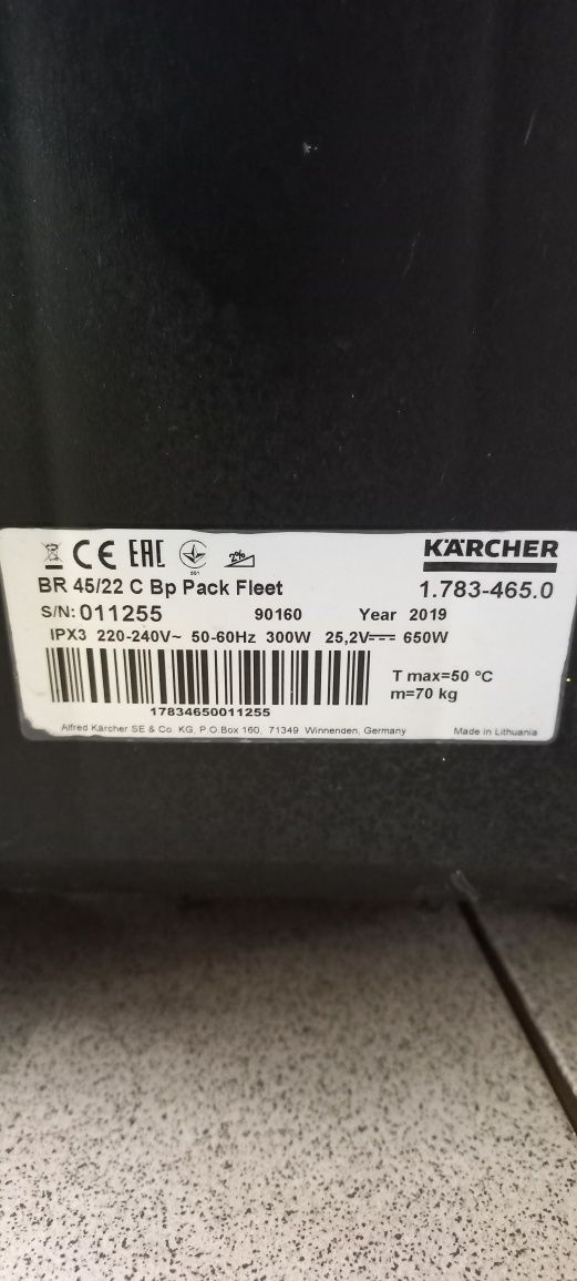 szorowarka Karcher BR 45/22 C
