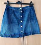 H&M jeansowa spódniczkach na guziki 38 40