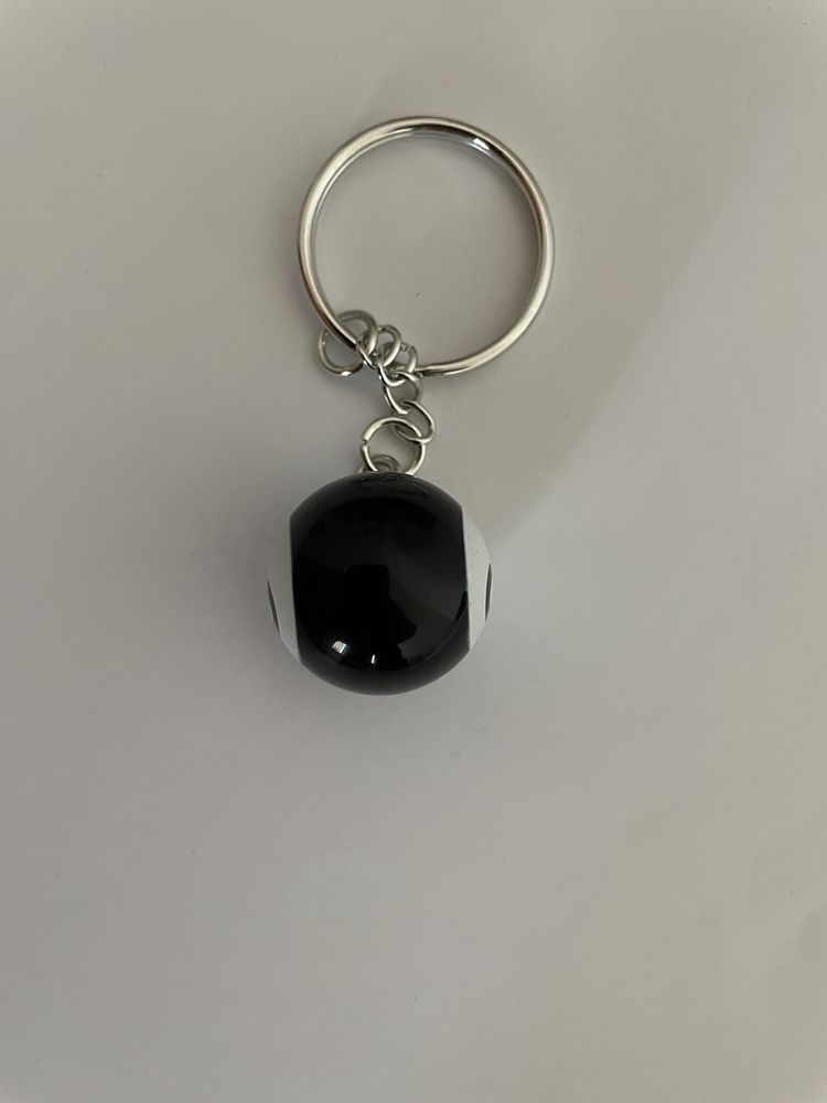Brelok mini kula bilardowa do kluczy plecaka torebki z poliżywicy