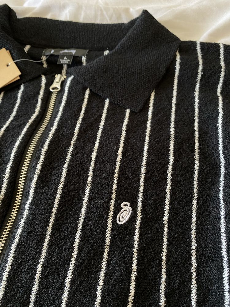 Stussy striped knitwear casaco