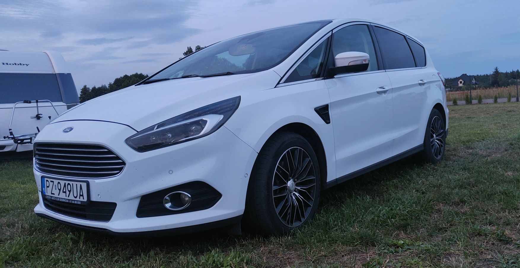 Ford S-Max Titanium 7 os, 180km Panorama,  Full opcja