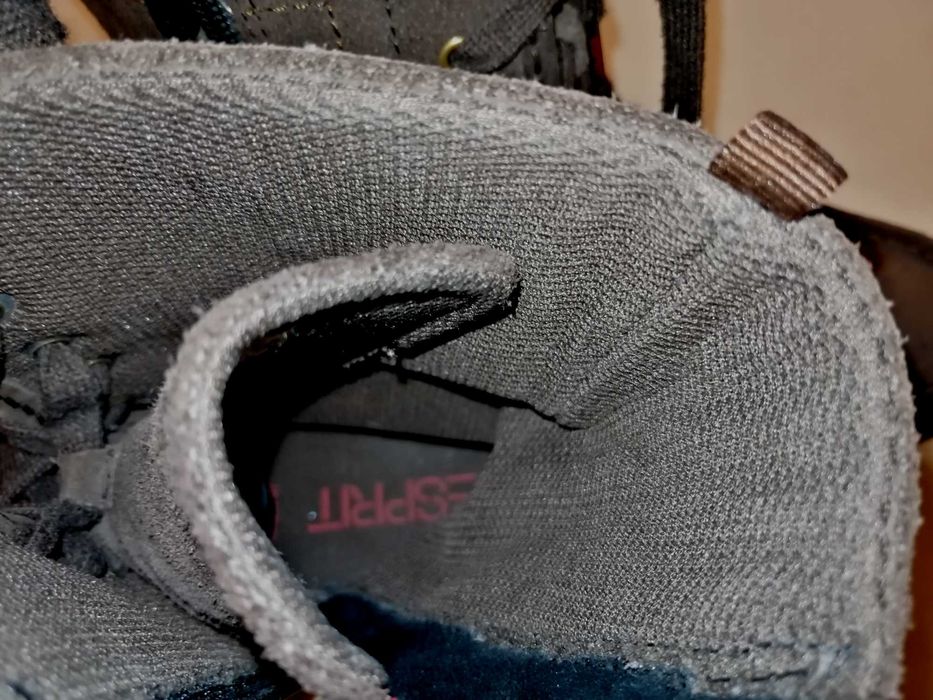 ESPRIT- Świetne Damskie Krótkie Skórzane Kozaki jak NOWE !!! 39