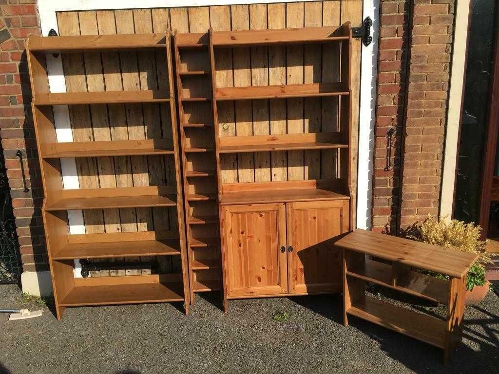 szafka IKEA LEKSVIK-komoda-drewno-HEMNES-sekretarzyk-regal