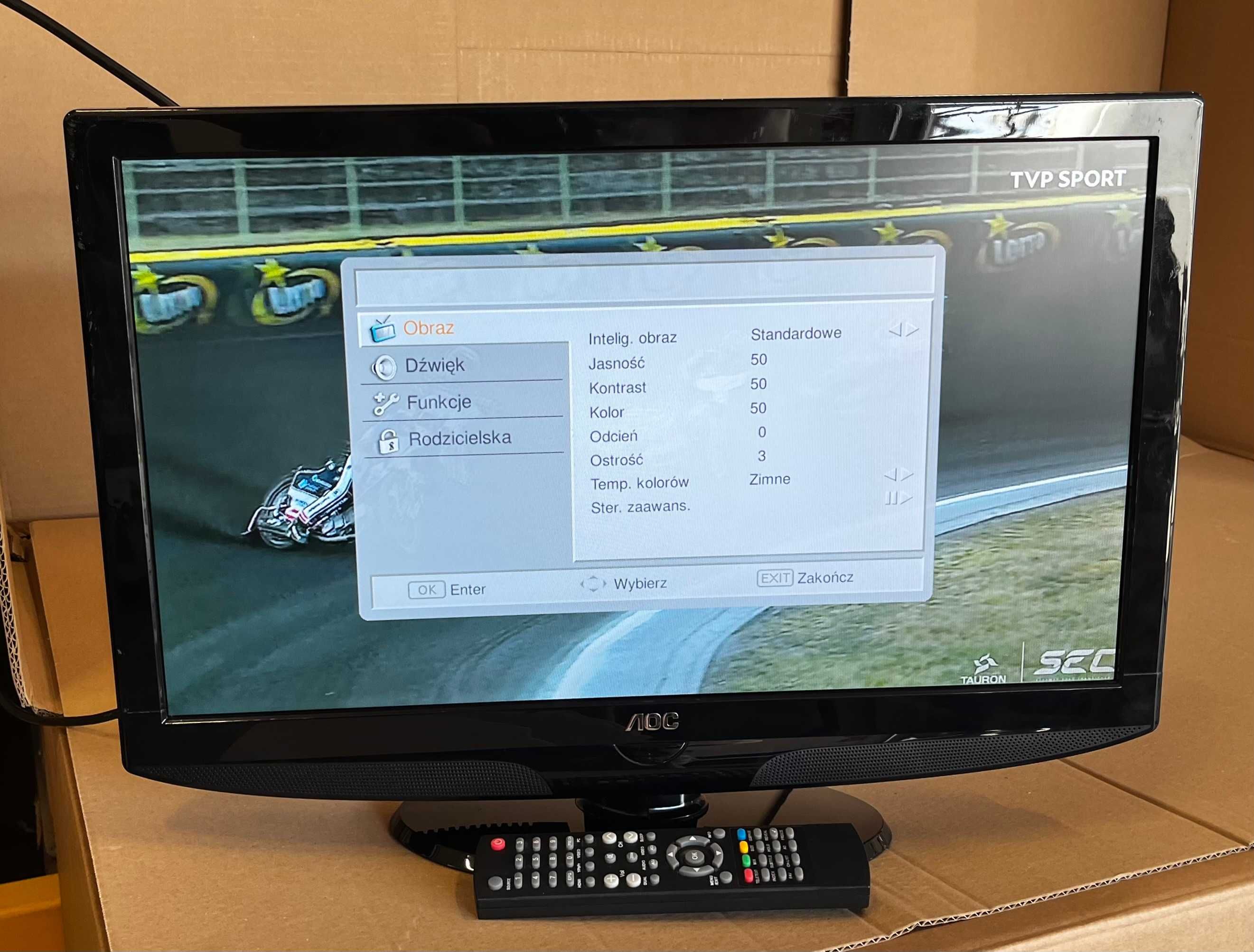 Telewizor 22 cale - AOC L22WB81 - HD/HDMI/USB + pilot