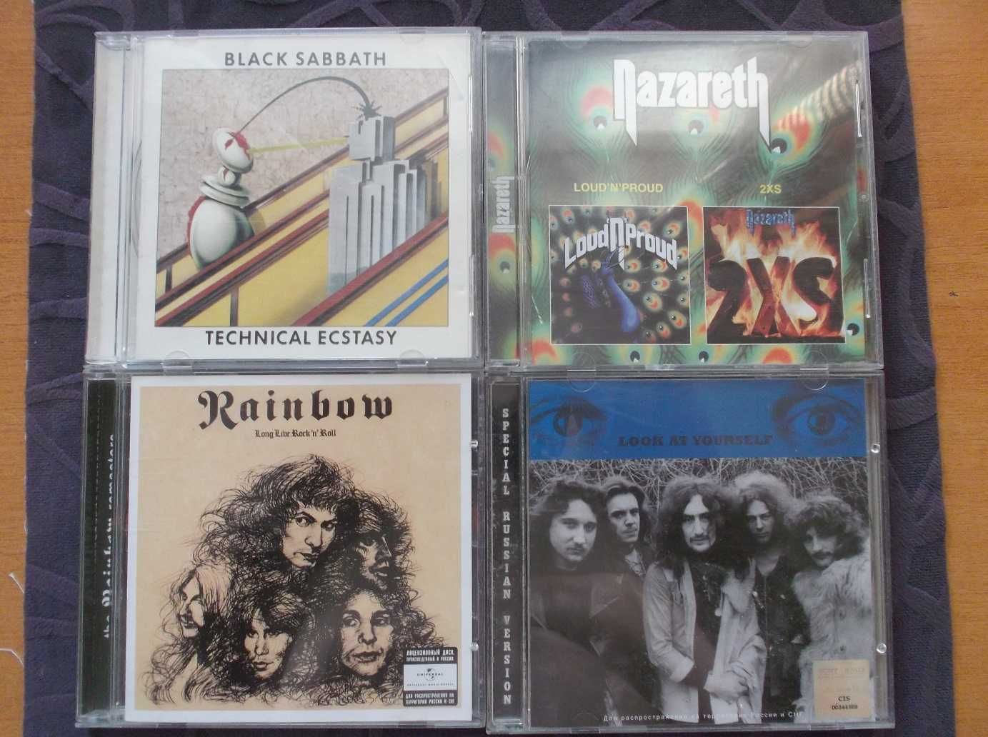 CD Black Sabbath, Rainbow,Uriah Heep, Nazareth