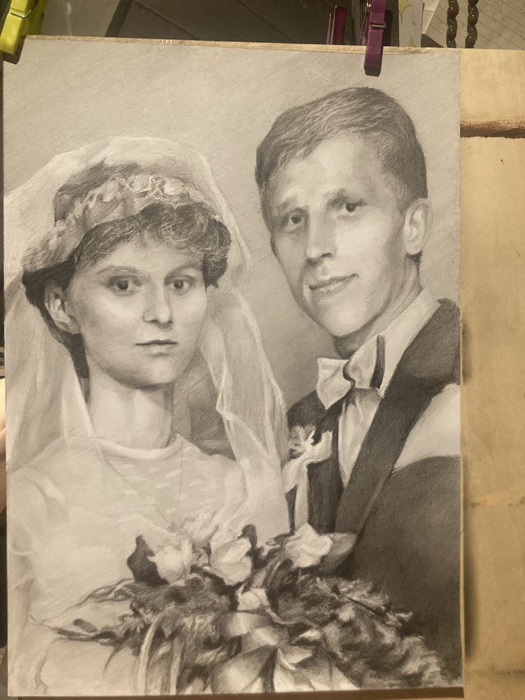 portret ołówkiem
