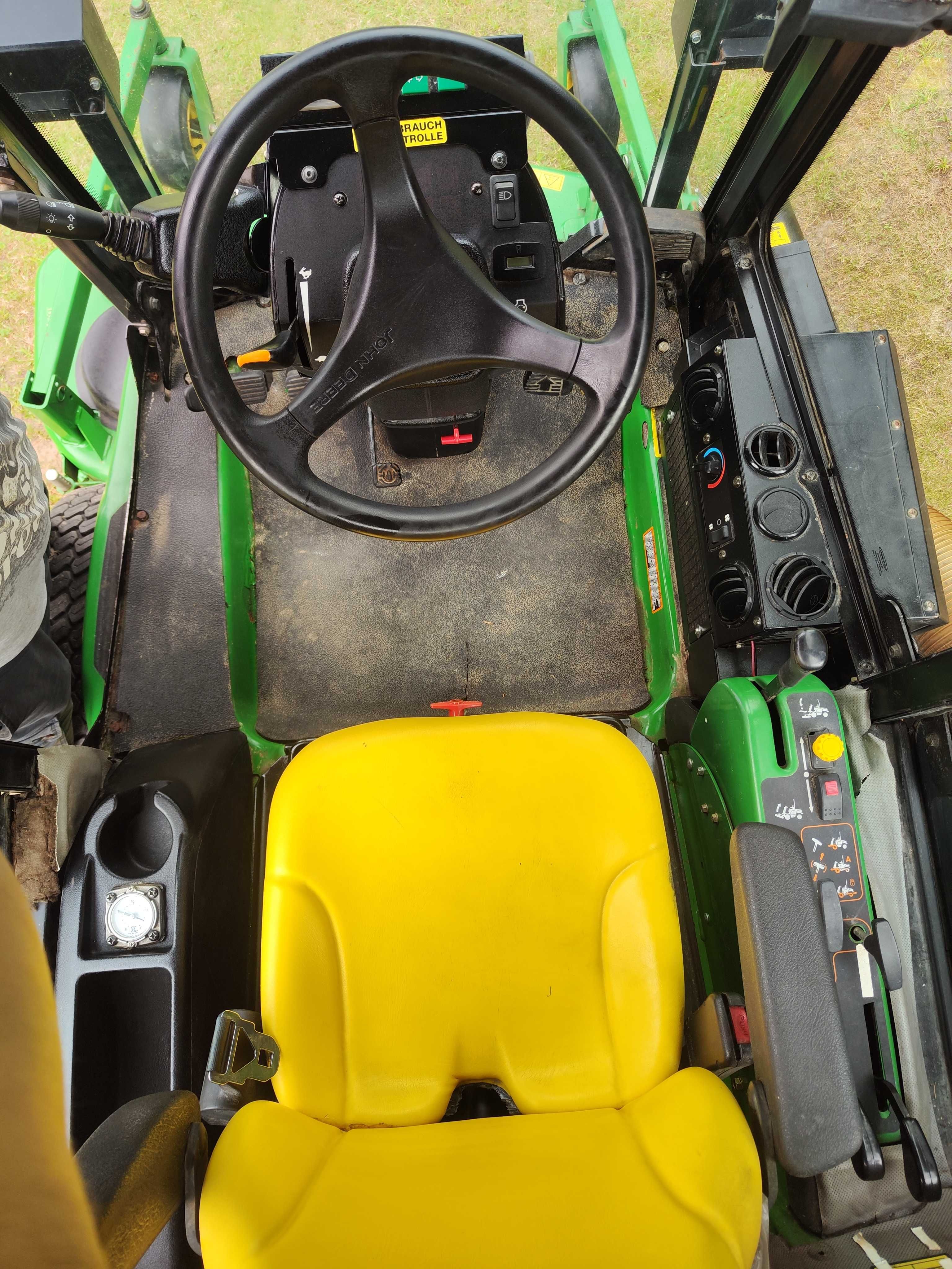 Kosiarka traktorek John Deere 1565 4x4 diesel górny wysyp