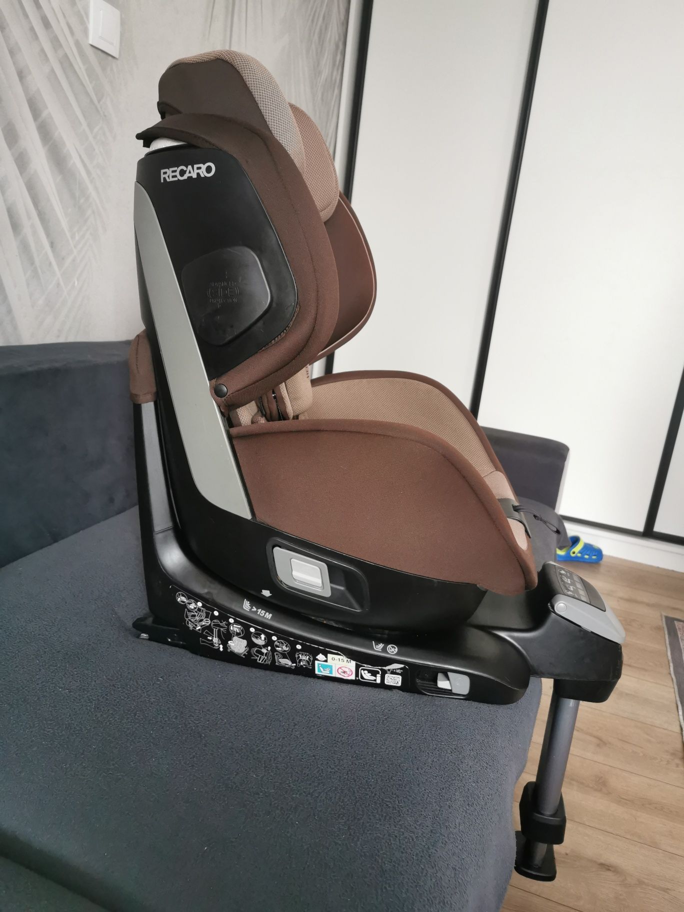 Fotelik samochodowy recaro Zero1 Isofix / 0-18kg/ bezwypadkowy