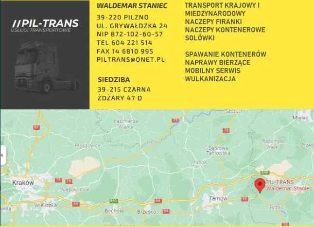 Stacjonarny I Mobilny Serwis TIR Tarnów