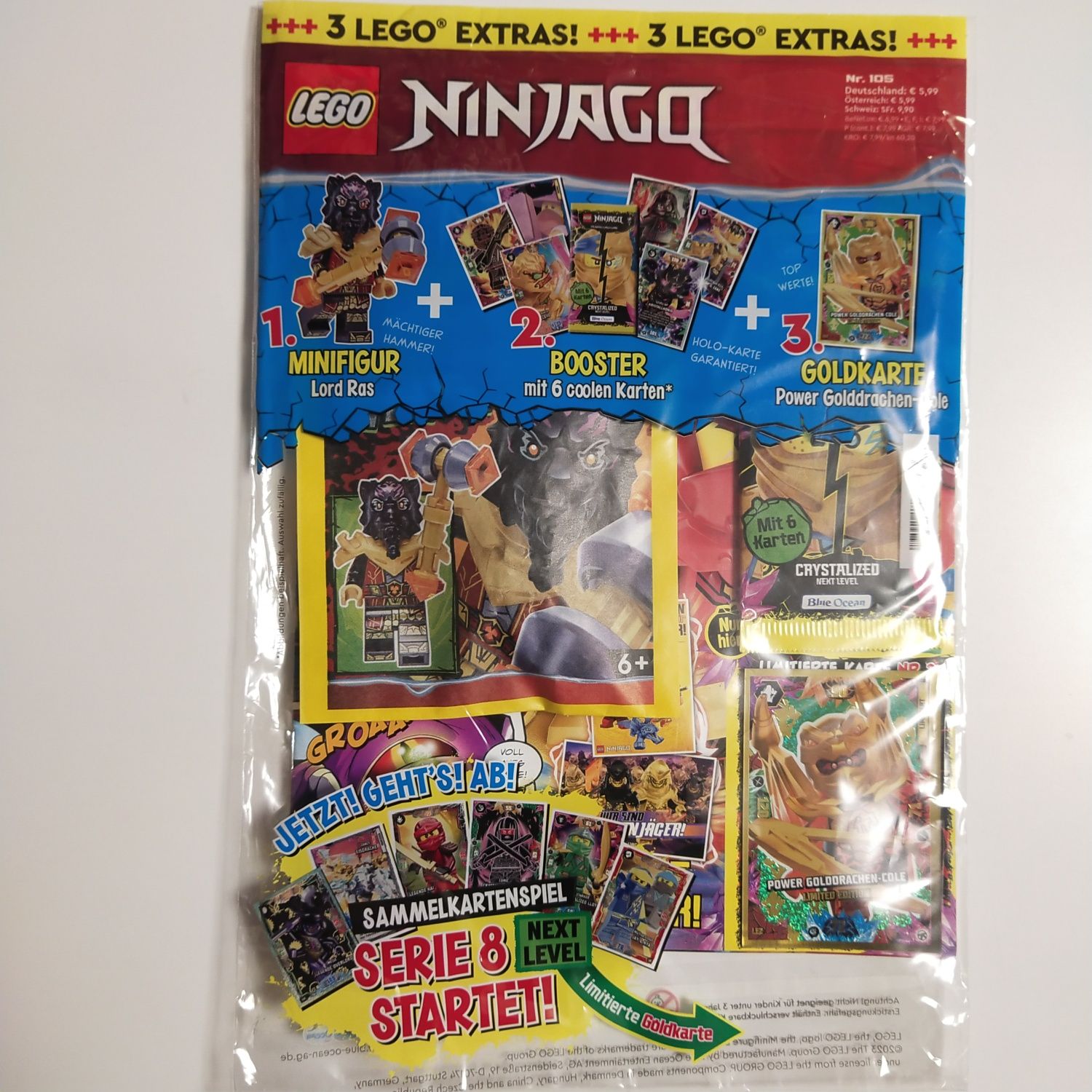 Ninjago Лего журнал пак мініфігурка