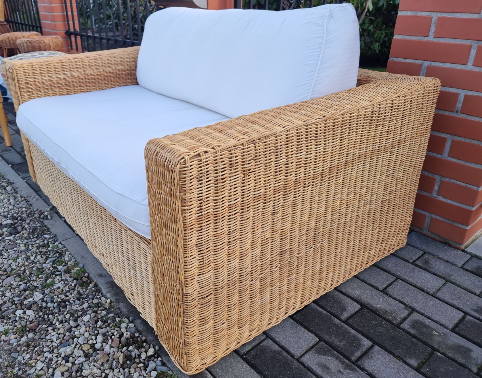 Sofa  kanapa rattan ratan wiklina