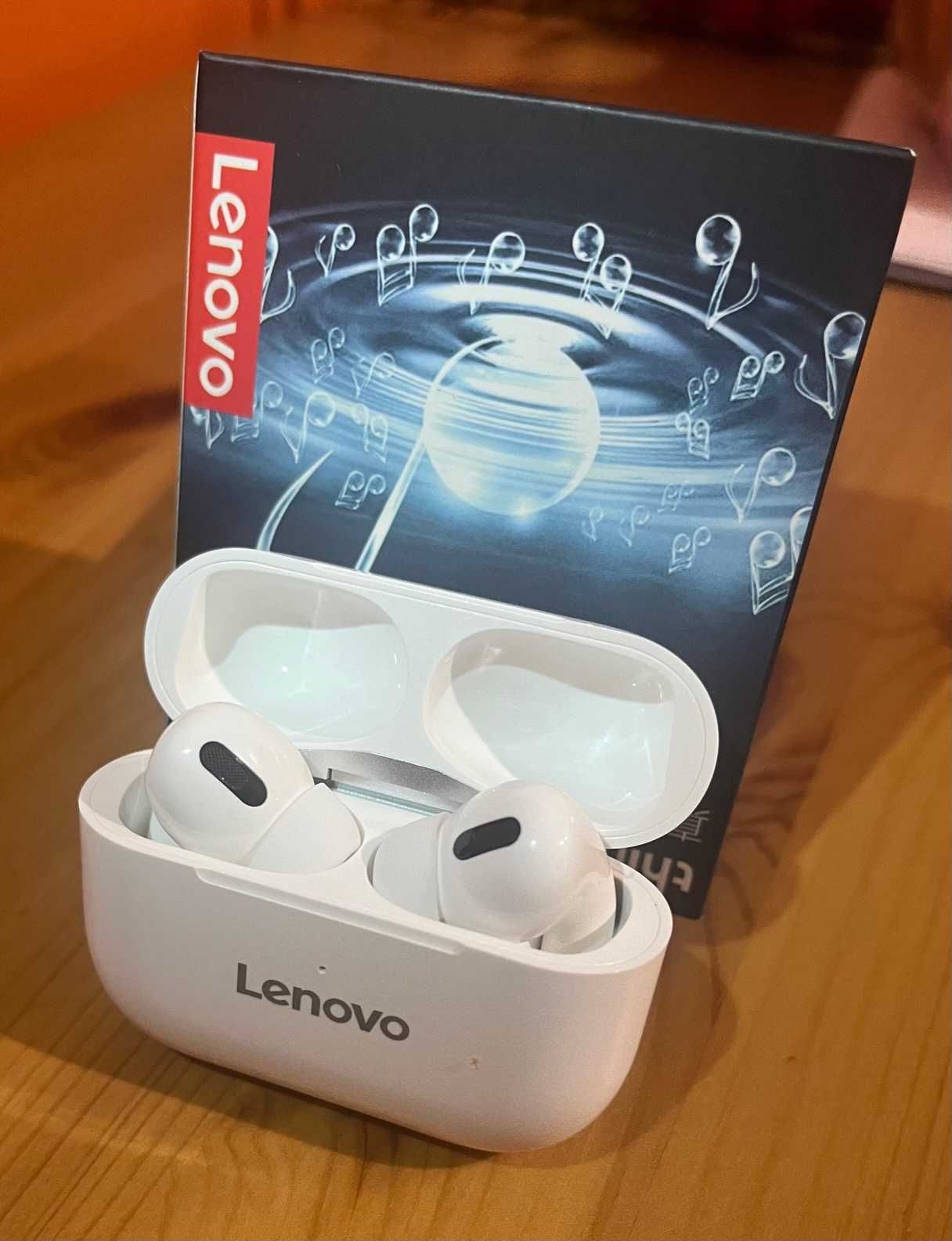 Nowe sluchawki bezprzewodowe Lenovo! Białe / Czarne