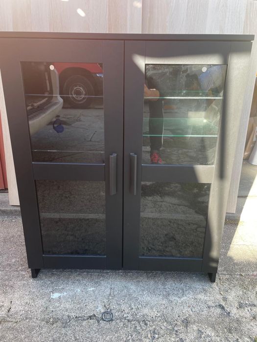 Armário móvel de apoio preto