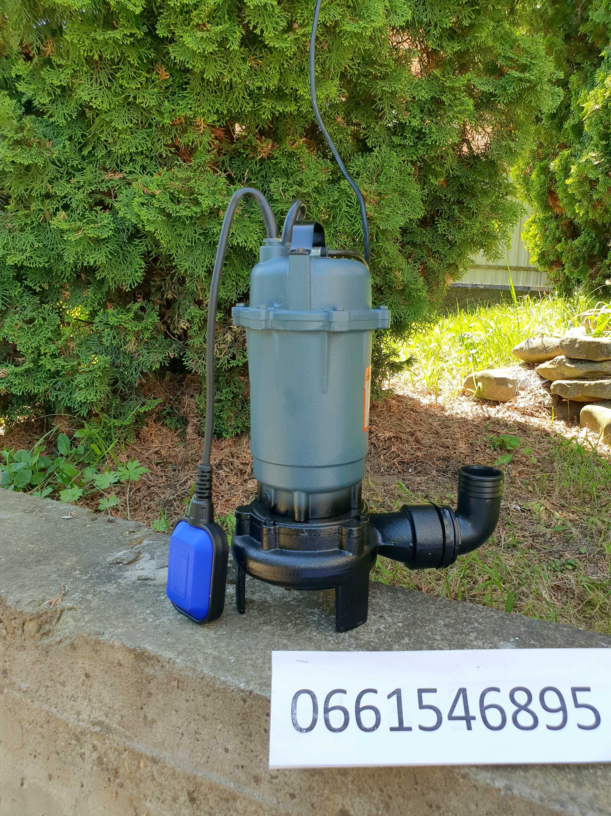 фекальний насос з ножем 2,6 kw подрібнювачем дробилкою лезом секатором