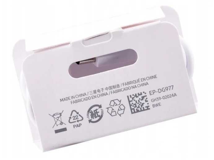 Oryginalny Kabel Samsung 2x USB Typ C 1m biały * Video-Play Wejherowo
