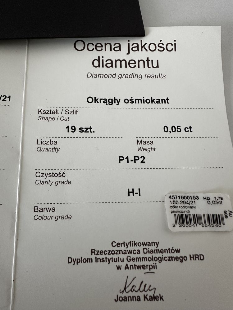 Złoty pierścionek