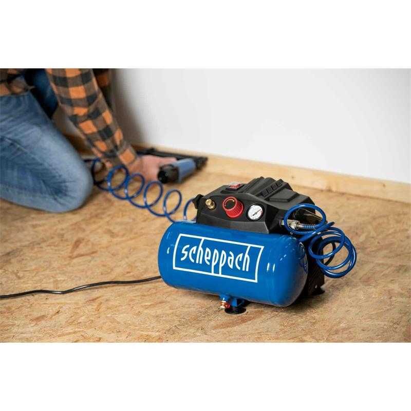 Компресор HC06 Scheppach - двигун 1200W | 200 л/хв | 8 бар