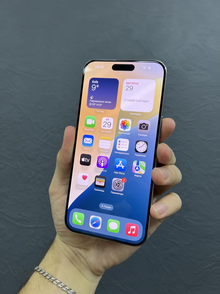 iPhone 15 Pro Max 256Gb Natural Titanium Unlock з Гарантією
