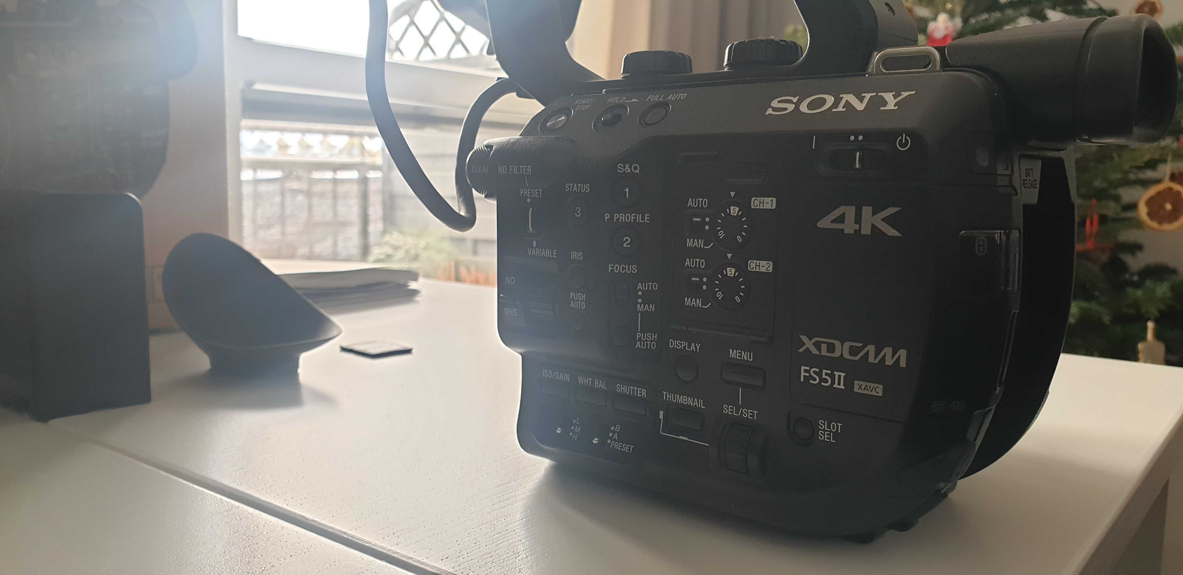 Profesjonalna kamera 4k Sony FS5 Mark II
