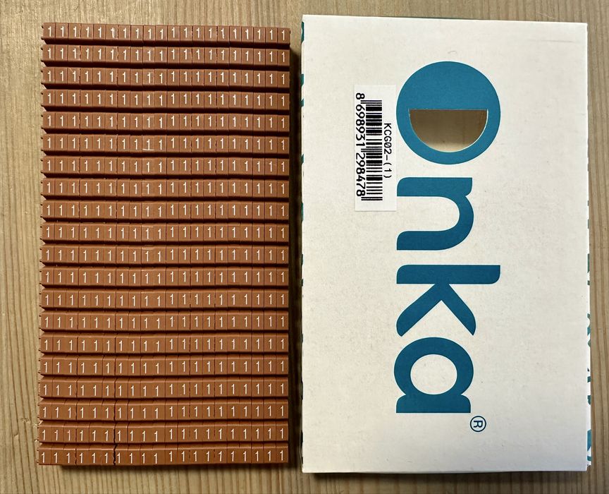 Маркування для кабелю 0,5х1,5 mm2 цифра (від 0 до 9) 400 шт/уп фото 2