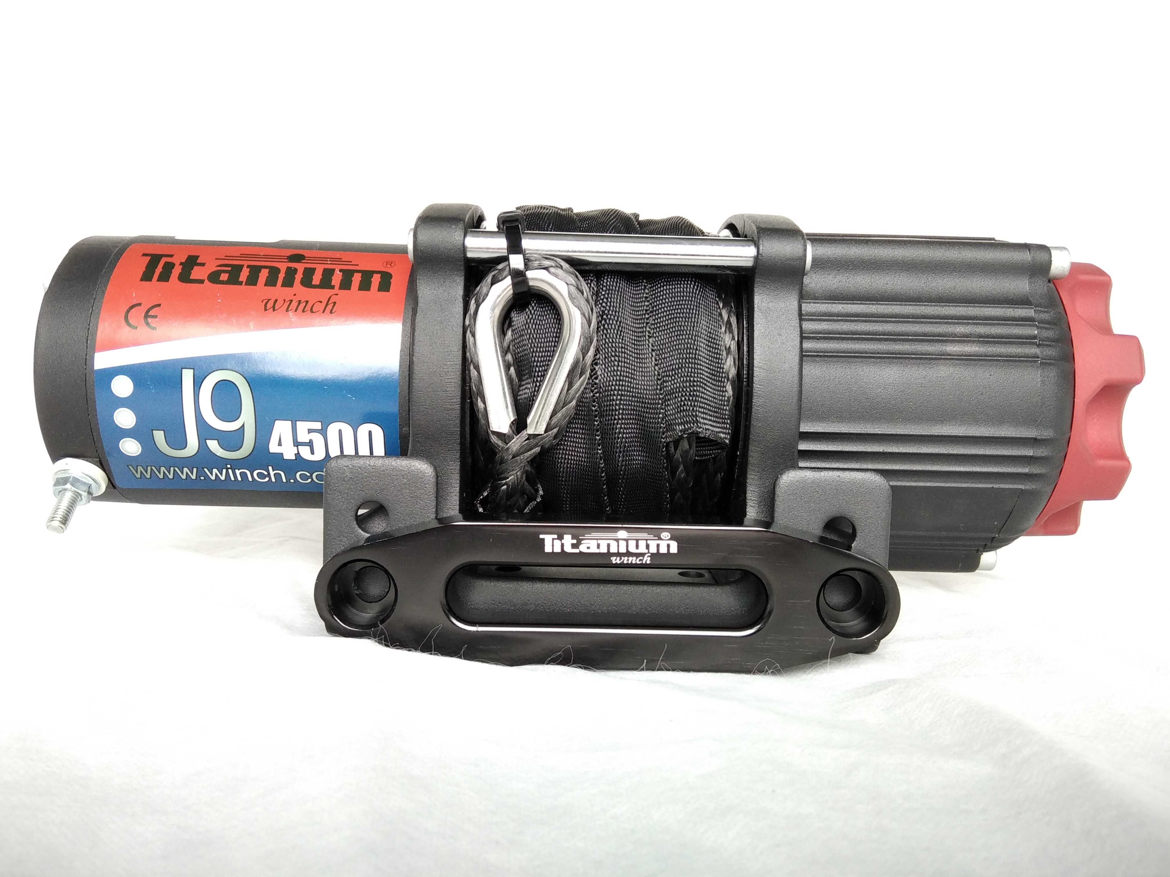 Лебідка Titanium Winch 4500S 2040 Кг  електрична Электрическая лебедка