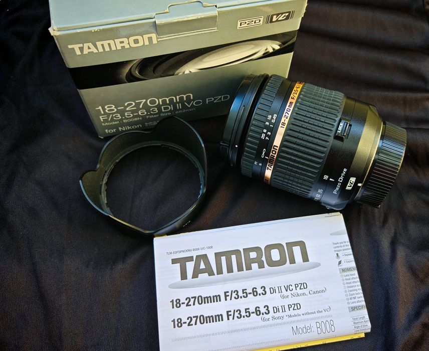 Objetiva Tamron 18-270mm Nikon